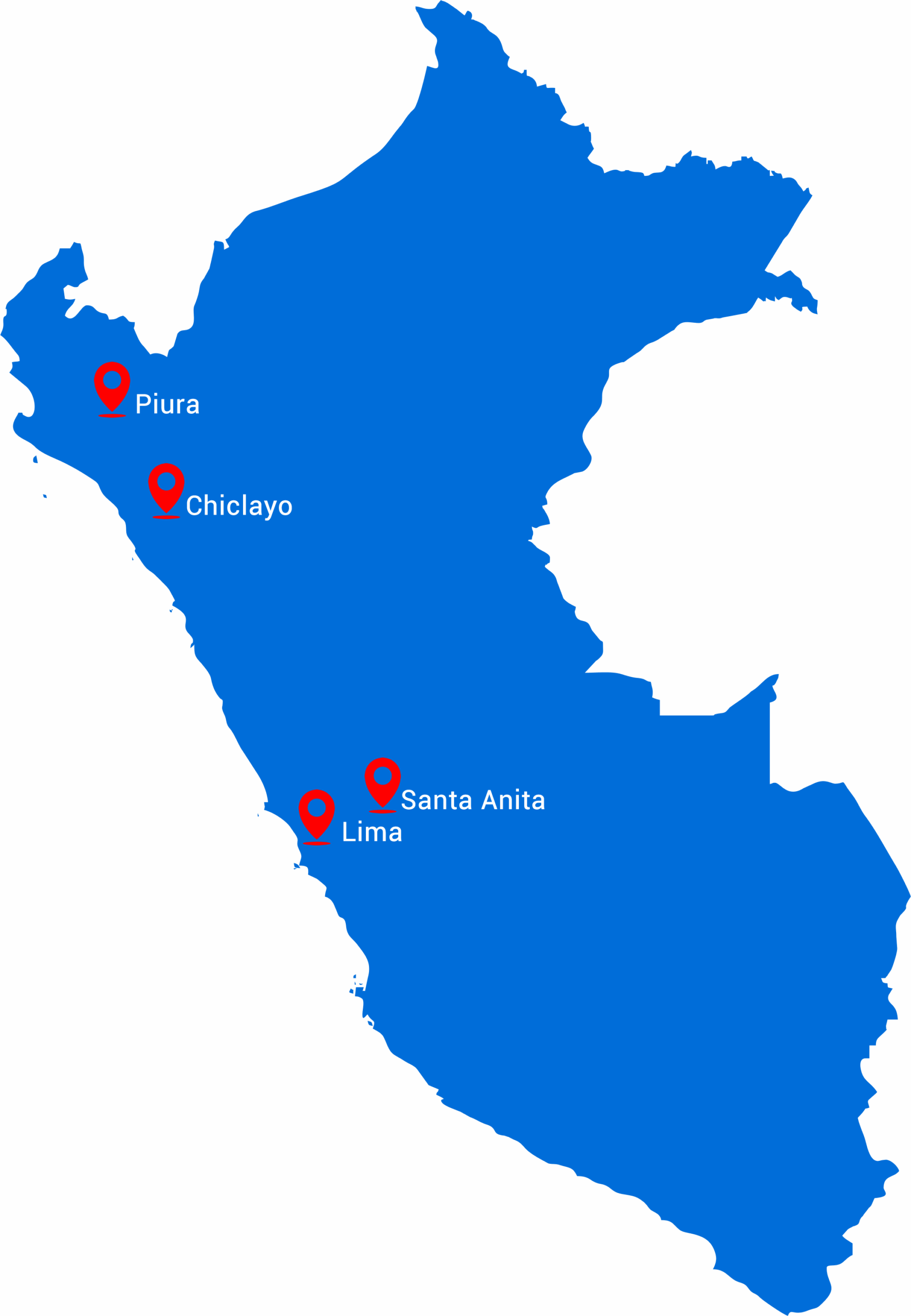 ubicación tiendas mayoristas de menestras dionys en Perú